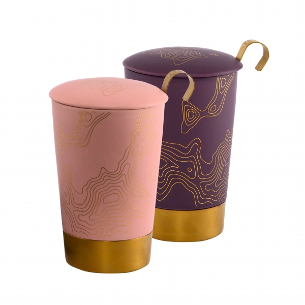 TEAEVE® "Precious Maps - Aubergine" (LUX-Line)